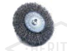 40mm Dia. Wire Wheel Brush 9mm Face 0.3mm Steel Wire