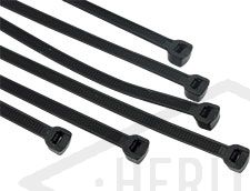 Cable Tie Wraps - Black Nylon 4.8 x160mm Long