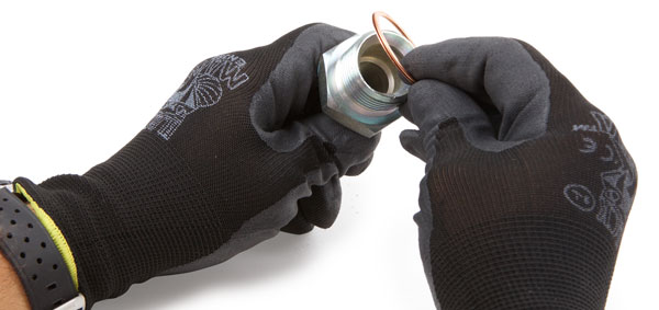Black Mamba Material Handling Comfort Foam Nitrile Dipped Gloves