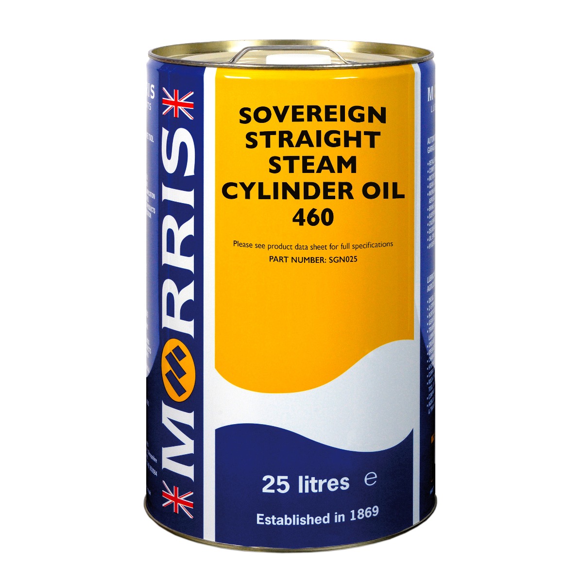 Sovereign 460 Straight Steam Cylinder Oil - 25L